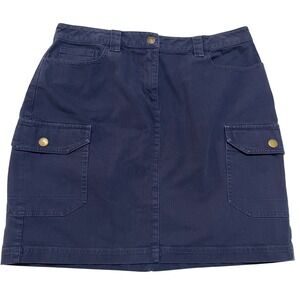 Brooks Brothers Womens Mini Skirt Cargo Preppy Classic Academia Office Size 8